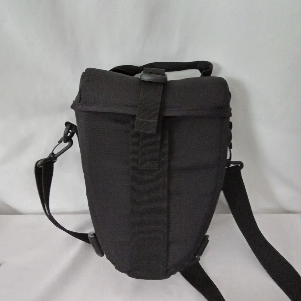 Sundog Black Nylon Padded Camera Holster Bag with Shoulder Strap and Belt Loop